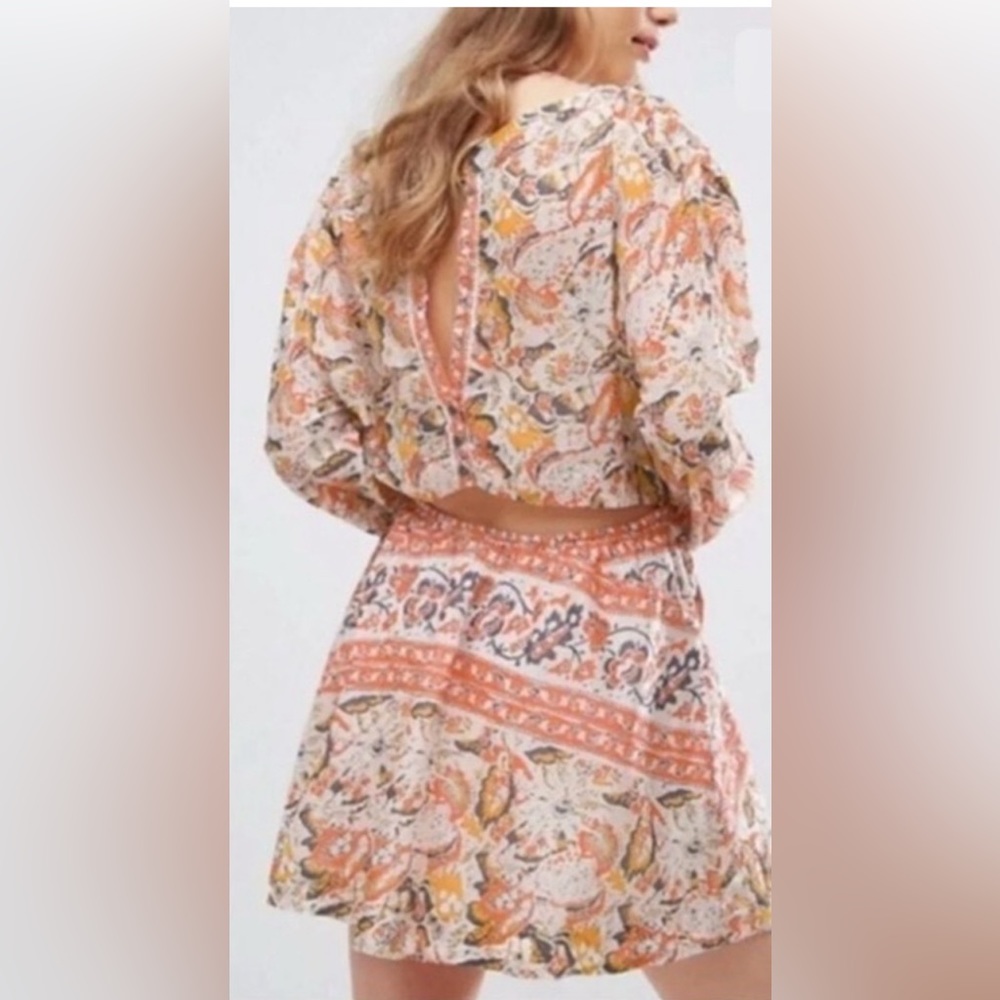 free people SILVER SUN mini dress . - Picture 6 of 7